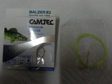 Camtec Premium Zander silber geflochten